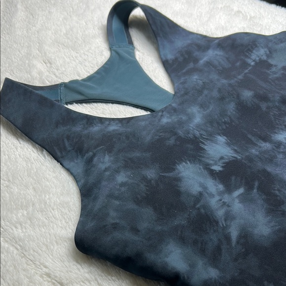 Spanx Longline Medium Impact Sports Bra – Storm Tie-Dye‎ – Size Large - Picture 5 of 10